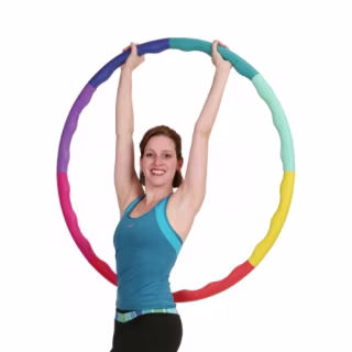 Sports Hoop Weighted Hoop, Weight Loss ACU Hoop 3L - 3.3lb (41 inches Wide) Large, Weighted Fitness Exercise Hula Hoop