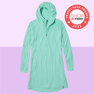 Hooded Tunic Sand Beach Cover-Up