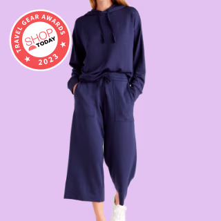 Quince SuperSoft Fleece Wide Leg Pants
