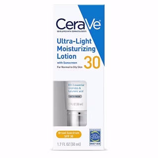 CeraVe Ultra-Light Moisturizing Face Lotion with Sunscreen
