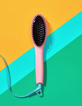 Ceramic Hair Straightening Brush