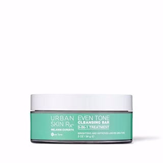 Urban Skin Rx Even Tone Cleansing Bar | 3-in-1 Daily Cleanser, Exfoliator, and Brightening Mask Helps Diminish Dark Spots, Formulated with Kojic Acid, Azelaic Acid, and Niacinamide | 2.0 Oz