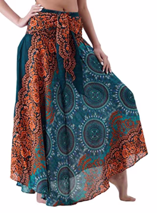 Bangkokpants Women's Hippie Bohemian Skirt