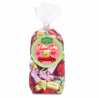 Seattle Chocolate Shine On Assorted Chocolate Truffles Bag