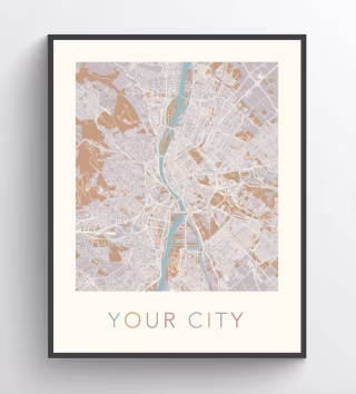 Custom Map Print