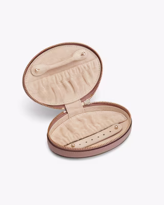 Leather Travel Jewelry Case