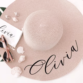 Personalized Floppy Beach Hat