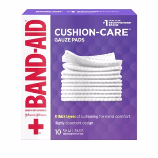 Johnson & Johnson Brand Cushion Care Gauze Pads