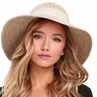 Furtalk Straw Beach Sun Hat