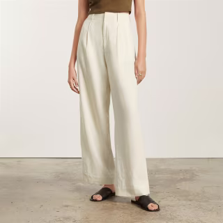 everlane The Linen Way-High Drape Pant