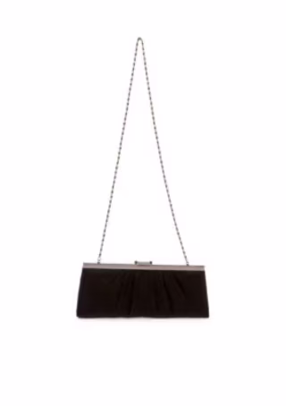 Gunne Sax by Jessica McClintock(R) Pleated Satin Convertible Clutch