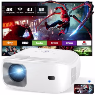 AUOSHI Projector with WiFi