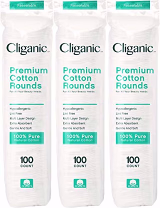 Cliganic Premium Cotton Rounds