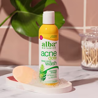 Alba Botanica Acnedote Maximum Strength Deep Pore Wash, 6 Oz