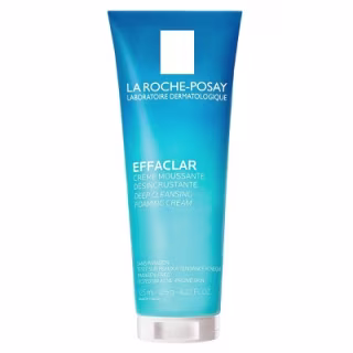 La Roche-Posay Effaclar Deep Cleansing Foaming Cream Cleanser, 4.2 Fl. Oz.