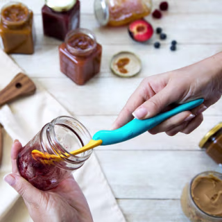 OTOTO Splatypus Jar Spatula for Scooping and Scraping - Unique Fun Cooking Kitchen Gadgets for Foodies - BPA-free &amp; 100% Food Safe - Crepe Spreader