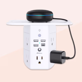 Outlet Extender with Shelf