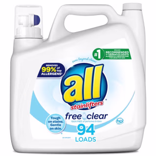 Free Clear Liquid Laundry Detergent