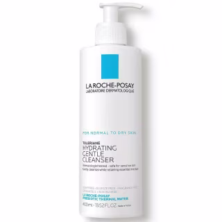 La Roche-Posay Toleriane Hydrating Gentle Face Wash with Ceramide for Normal to Dry Sensitive Skin, Oil Free - 13.5 fl oz