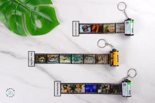 Memory Film Photo Keychain