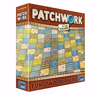 Patchwork Board Game | Strategy Game | Puzzle Game | Family Board Game | Two Player Game for Kids and Adults | Ages 8 and up | 2 Players | Average Playtime 30 Minutes | Made by Lookout Games , Brown