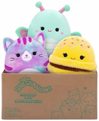 Official Kellytoy Plush 8" Plush Mystery Box (Pack of 3)
