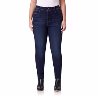 Angels Forever Young Women's 360 Sculpt Skinny Mid-Rise Jeans (Standard and Plus), Sofia, 10