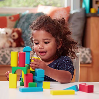 Melissa & Doug 100-Piece Wood Blocks Set