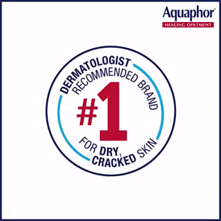 Aquaphor Healing Ointment - Dry Skin Moisturizer - Dry Hands, Heels, Elbows, Lips - 7 Oz Tube