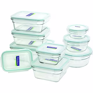 Glasslock 18-Piece Assorted Oven Safe Container Set