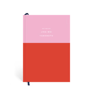 Colorblock Dotted Notebook