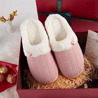 NineCiFun Fuzzy House Slippers
