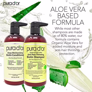 Pura D'Or Anti-Thinning Biotin Shampoo and Conditioner