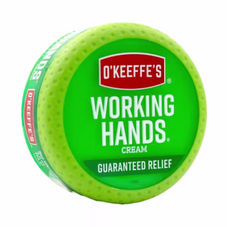 O'Keeffe's Working Hands Hand Cream for Extremely Dry, Cracked Hands, 3.4 Ounce Jar, (Pack 1)
