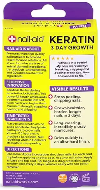 Nail-Aid Keratin 3-Day Growth Nail Treatment