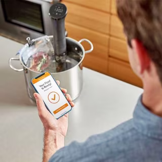 Anova Culinary AN400-US00 Nano Sous Vide Precision Cooker, 12.8" x 2.2" x 4.1", Silver