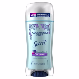 Secret Aluminum Free Deodorant for Women - Lavender