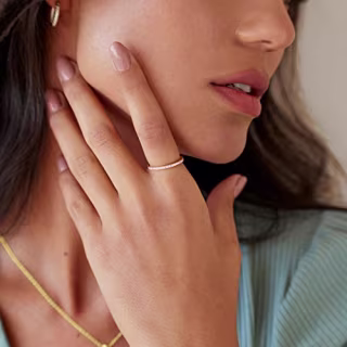 Pavoi 14K Gold Plated Eternity Band