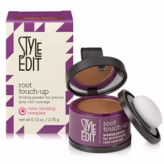 Style Edit Root Touch Up, to Cover Up Roots and Grays, Medium Brown Hair Color