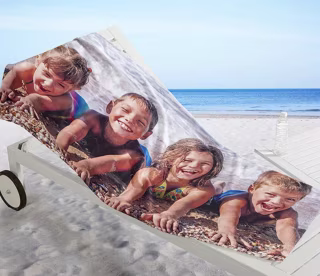 Photo Collage Personalized Beach Towel