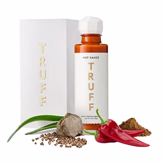 TRUFF White Truffle Hot Sauce, Gourmet Hot Sauce with Ripe Chili Peppers, Agave Nectar, White Truffle Oil and Coriander, a Limited Flavor Experience in a Bottle, 6 oz.