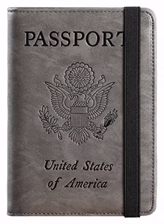 RFID Blocking Leather Card Case