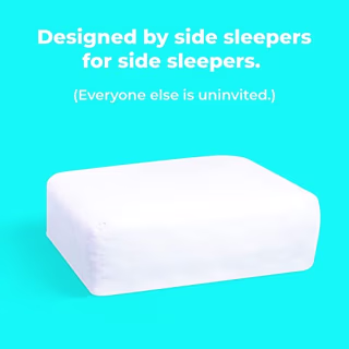 Pillow Cube Side Cube Pro - Most Popular (5\") Bed Pillows for Sleeping on Your Side, Cooling Memory Foam Pillow Support Head & Neck for Pain Relief - King, Queen, Twin 24"x12"x5"