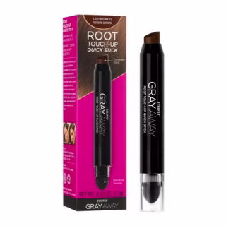 EVERPRO Gray Away Root Touchup Quick Stick, Black/Dark Brown, 0.1 Oz