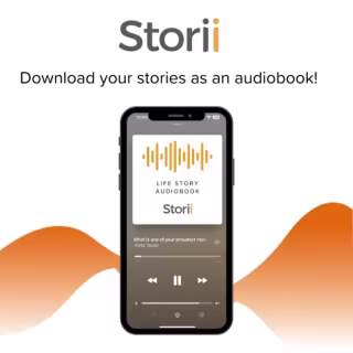 Storii - Record Your Memoir: Gift Box - 12 Months of Life Story Phone Service - Automatic Transcription - Guided Voice Journal and Memory Keepsake