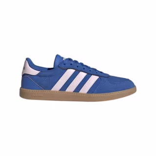 adidas Women's Breaknet Sleek Sneaker, Bright Royal/Clear Pink/Carbon, 7
