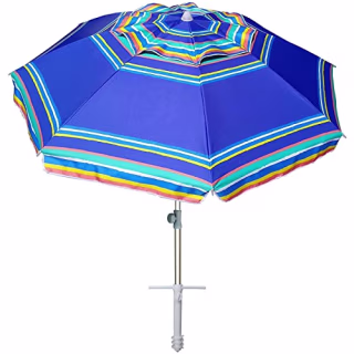 Ammsun Heavy-Duty High-Wind Beach Umbrella
