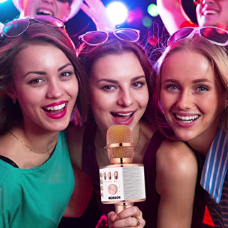 Wireless Bluetooth Karaoke Microphone