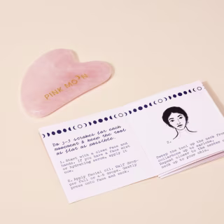 Rose Quartz Gua Sha Facial Tool