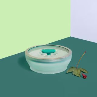 Anyday Glass Round Shallow Dish